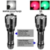 Новая Yunmai XHP50 Tactical Flashlight Torch 5 Shock-Herprouble Led Bulb C8 Ночная езда на охоту алюминиевый черный T6 3800 15W