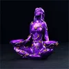 Beautiful Meditation Women Ball Holder Display Stand Decorazione Sfera Dipinta a mano Stand Regalo di festa Ornamento Sfera Display Guarigione