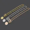 Rund halsband armband smycken sätter kvinnor födelsedag julklapp designer bröllop uttalande hänge på knappen guba armband halsband