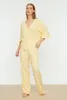 Trendyol Frilly Viscose Woven Pajama Set THMSS20PT0130 220511