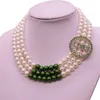 قلادة قلادة Triangle Park Foundation Greek Club Sorority White Blue Pearl Group Incorporated Links for ladypendant6066550