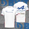 2022f1 Racing Summer Short t Shirt Outdoor Extreme Sports Apparel Formula 1 Maillot Alonso Alpine F1 Team Gp Spain Pour Homme New 198Q