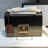 Heiße hochwertige Mode blüht Umhängetasche Kette Umhängetaschen Damen Luxurys Designer-Tasche Briefdruck Handtaschen