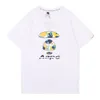 23ss Styles Mens T Shirts High Street Fla Joy X Pian Sicko Women's T-shirt Ian Connor Retro Short Sleeve Loose Casual Clothes ZWZ6 DKU8