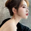 Dangle & Chandelier Dominated 2022 Long Multicolor Fine Crystal Flowers Drop Earrings Selling Korea Joker Classic Style Women Jewelry Farl22