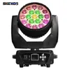 Shehds Stage Light Beam Wash 19x15W RGBW Zoom Moving Head Éclairage pour Disco KTV Party DJ Equipment8744247