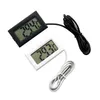 Elektronisches digitales Thermometer für den Haushalt, Aquarium, Kühlschrank, Wassertemperatur-Thermometer mit 1 m wasserdichter Sonde