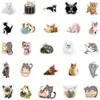 50pcs kawaii ملصقات سيارة Cat Cat Cat for Kids Stationery Stationery Fridge Water Botto Bottop Luggage Luggage Decal533470