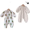 Neonato primavera e autunno tuta carina a maniche lunghe bambino sciolto e casual stile coreano pagliaccetto vestiti per bambini G220509