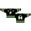 C26 Nik1 Customized 1986 87-1993 94 OHL Mens Womens Kids White Black Green 2012 13-Pres Stiched London Knights s Ontario Hockey League Jerseys