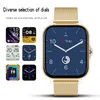 2022 Luxus neue Frauen Smart Watch Männer 1,69" Farbbildschirm Full Touch Fitness Tracker Bluetooth Anruf Smart Uhr Damen Smartwatch mit Einzelhandelsverpackung