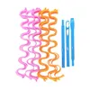 12pcs 55cm Hair Curlers Magic Styling Kit With Style Hooks Wave Formers For Most Hairstyles2740