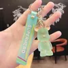 Клавицы Dream Crystal Glass Glass Bear Key Chain Alec Car Accessories Пара сумок кулон