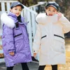 -30 KAŻDY DZIECI Zimowa kurtka 2021 Nowa zagęszcza ciepła kurtka dla dzieci dla dziewczynki Parka Baby Girl Ubrania 8 10 12 rok J220718