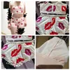 Kadınlar 2 Parçası Kawaii Çilek Baskı Frill Hem Cami Pijama Seti Femme Sevimli Mahsul Top Şort Takımları Lady Sweetwear Y222K 220802