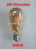 ST64 LED 2W 4W 6W 8W 10W 12W Dimmable Gold Filament Bulb E27 B22 Light 220V 110V 빈티지 에디슨 램프 레트로 골드 유리 외관 H220428