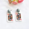 Exagérer Drôle Poker Carte Dangle Boucles D'oreilles 3 Style Acrylique Pique Jouer Bijoux Belle Fête Cadeau Personnalité Boucle D'oreille JQK