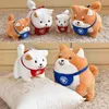 Mignon gros Shiba Inu chien en peluche peluche doux Kawaii Animal dessin animé oreiller beau cadeau pour enfants bébé enfants