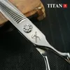 Titan Hair Nożyczki VG10 stal, ręcznie wykonane ostry 220317
