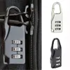 3 Mini-Ziffern, Code, Nummer, Passwort, Kombination, Vorhängeschloss, Sicherheits-Reise-Sicherheitsschloss für Gepäckschloss, Vorhängeschloss, Fitnessstudio