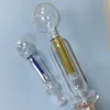 Verre Eau Bong Brûleur À Huile Fumer Pipe Tabac Herbe Sèche Bubbler Rig Vaporisateur Tuyau Mélanger Couleurs