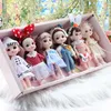 Söt prinsessan Small Ballet Dolls Dress-Up Figure Present Box Clothing Exquisite återanvändbar leksaksuppsättning Lämplig för flickor över 3 år och uppåt