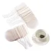 6cm 7.5cm 8cm 100 pcs/lot tea filter bags 드로 스트링 된 천연 표백 된 종이 라운드 인 드 라운드 인 드 라운드 주입기 0427