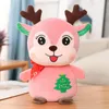 UPS 25 cm nouveau style animaux en peluche en gros dessin animé jouets en peluche joli petit cerf pour noël