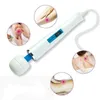Party Favor Multi-Speed Handheld Massager Magic Wand Vibrating Massage Hitachi Motor Speed Adult Full Body Foot Toy For273g