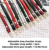 long shoulder straps bags Double buckle Adjustable third gear length 110/88/55cm width1.8cm replacement bag Saddle Bucket Hobos shell bag handbags accessory parts