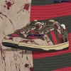 Populära Og Low Freddy Krueger Sneakers Sneakers Storlek 12 Skor Herr Dam Casual Us 12 Runnings Eur 46 313170-202 Plattform Us12 1th