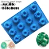 Mini Muffin 15 Holes Silicone Round Mold DIY Cupcake Cookies Fondant Baking Pan NonStick Pudding Steamed Cake Tool Pastry 220701