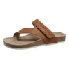 Nieuwe platte kust strandcasual slippers rond teen set voeten strand sandalen jurk schoenen 36 ---- 43