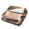 Blankets Anti-ball Blanket For Aircraft Office Nap Bench Throw Warm Plush BlanketBlankets