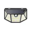 Lampada solare Sensore di movimento 310led Lampada da parete per esterni IP65 Luci di sicurezza a LED impermeabili con 3 modalità di illuminazione Grandangolo di 270 °