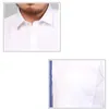 Chemises habillées pour hommes de haute qualité sans fer blanc pour hommes vêtements d'affaires 7XL 8XL plus taille mâle gros couleur unie blouses formelles pour hommes Vere22