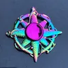 Colorful Zinc Alloy Fidget Spinner Gyro Toys R188 Metal Bearing Rainbow Hand Focus For Adult Kids Christmas Gifts 220622