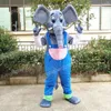 Hallowee Grey Elephant Mascot Costume Cartoon Anime Theme Characon Carnival Adult Unisexe Robe de Noël Party Anniversaire Outdoor Tenue