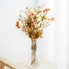Dekorativa blommor kransar 60 cm lång gren Autumn Daisy Artificial Bouquet Living Home Room Decoration Silk Simulation Fake Flower Weddin