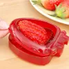 Snabb jordgubbskärare skivor frukt snidverktyg sallad bär kakan dekoration cutter kök prylar och tillbehör2874632