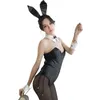 Sakurajima Mai Cosplay Costume для девочек Хэллоуин Женщины черные сексуальные комбинезоны Rascal не мечтают о кролике Senpai Cos H220801