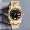 2022 Relógio masculino Calendário duplo Exibir designer de máquinas automáticas Bracelete de ouro Ponteiro luminoso 41mm AAA Classic Lux325b