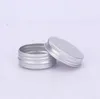 Cajas de embalaje 5G 5 ml Pots de contenedor de labios cosméticos vacíos Pats de aluminio
