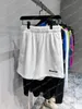 22ss Pantaloncini firmati da uomo Pantaloni piccoli Ricami parigini Pantaloni casual in cotone primavera estate bianco nero xinxinbuy XS-L