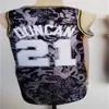 Split Two Retro Stitched Basketball Allen Iverson Vince Carter Ja Morant Stephen Curry Kevin Durant Bird Duncan Jersey Top Quality