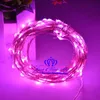 Strängar 10m LED BENDABLE Silver Wire Fairy String Lights Tree Branch Twigs 1a Powered