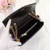 Top Quality luxurious bags LOULOU Women's Designer Black Leather Large-Capacity Chain Shoulder Bag Quilted Messenger Handbags Purse Shopping Wallets Totes