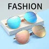 Womens Designer Sunglasses For Men Sun Glasses Round Fashion Gold Frame Glass Lens Eyewear For Man & Woman With Original Cases Boxs Mixed Color