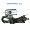 Webcams Webcam Camera With Mic For Computer PC Laptop Desktop Autofocus USB HD Video Web Mini Noise Canceling
