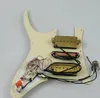 Upgrade Prewired IBZ RG Guitar Pickguard HSH Geel Humbucker Pickups Set 3 Single Cut Switch 20 Tones More Function